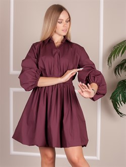 Платье А-силуэт для девушек и подростков/ Платье хлопок/ Платье в офис - фото 106417