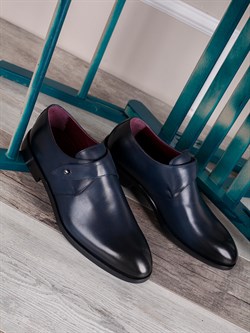 Мужские броги из натуральной кожи/ Стильные мужские туфли - фото 108939