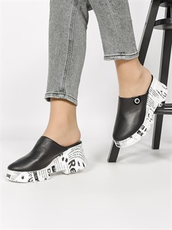 Сабо кожаные / Шлепки тренд - фото 128963