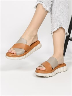 Сабо кожаные / Шлепки тренд - фото 129602