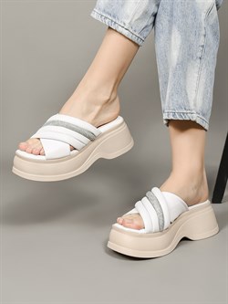 Сабо кожаные / Шлепки тренд - фото 129658