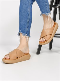 Сабо кожаные / Шлепки тренд - фото 129866