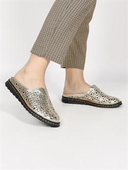 Сабо кожаные / Шлепки тренд - фото 129969