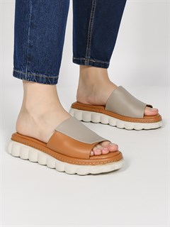 Сабо кожаные / Шлепки тренд