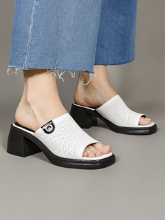 Сабо кожаные / Шлепки тренд