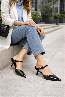 Туфли с закрытым мысочком супер стильные на выход и на каждый день