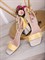 Красивые босоножки на мега удобном каблуке/ Летняя обувь оптом - фото 109422