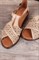 Сандалии/ Босоножки с открытой пяткой из натуральной кожи - фото 92751