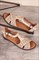 Сандалии/ Босоножки с открытой пяткой из натуральной кожи - фото 92753